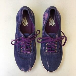 VANS Tie Dye Sneakers Purple Size 6.5